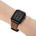Apple Watch 1-10/SE/Ultra Bandje - 49MM/46MM/45MM/44MM/42MM - Echt Leer - Bruin afbeelding 4