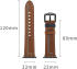 Apple Watch 1-10/SE/Ultra Bandje - 49MM/46MM/45MM/44MM/42MM - Echt Leer - Bruin afbeelding 10