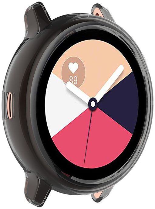 Samsung Galaxy Watch Active 2 40MM Hoesje - Flexibel TPU Bumper - Grijs afbeelding 3