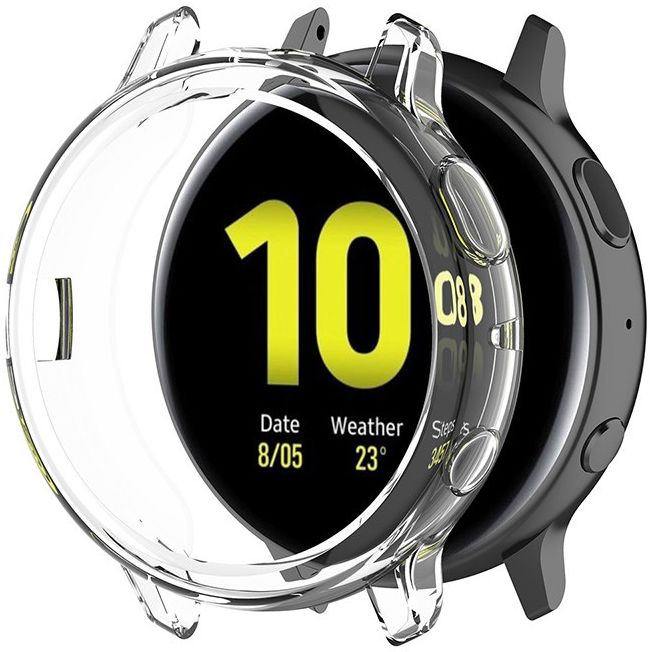 Samsung Galaxy Watch Active 2 44MM Hoesje - Flexibel TPU Bumper - Clear afbeelding 1