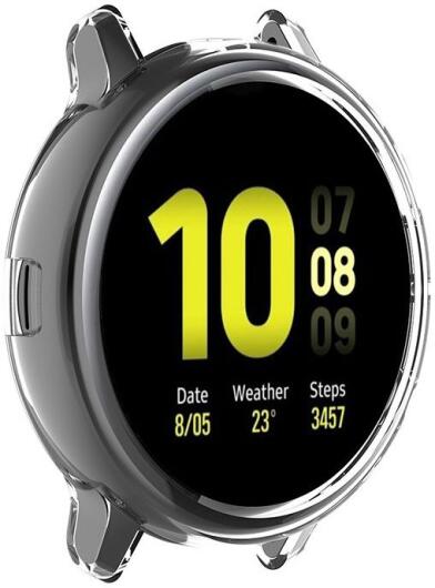 Samsung Galaxy Watch Active 2 44MM Hoesje - Flexibel TPU Bumper - Clear afbeelding 3