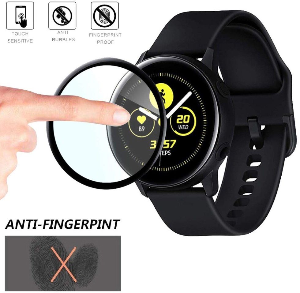 Samsung Galaxy Watch Active 2 44MM Screenprotector 3D - Volledig Dekkend afbeelding 5
