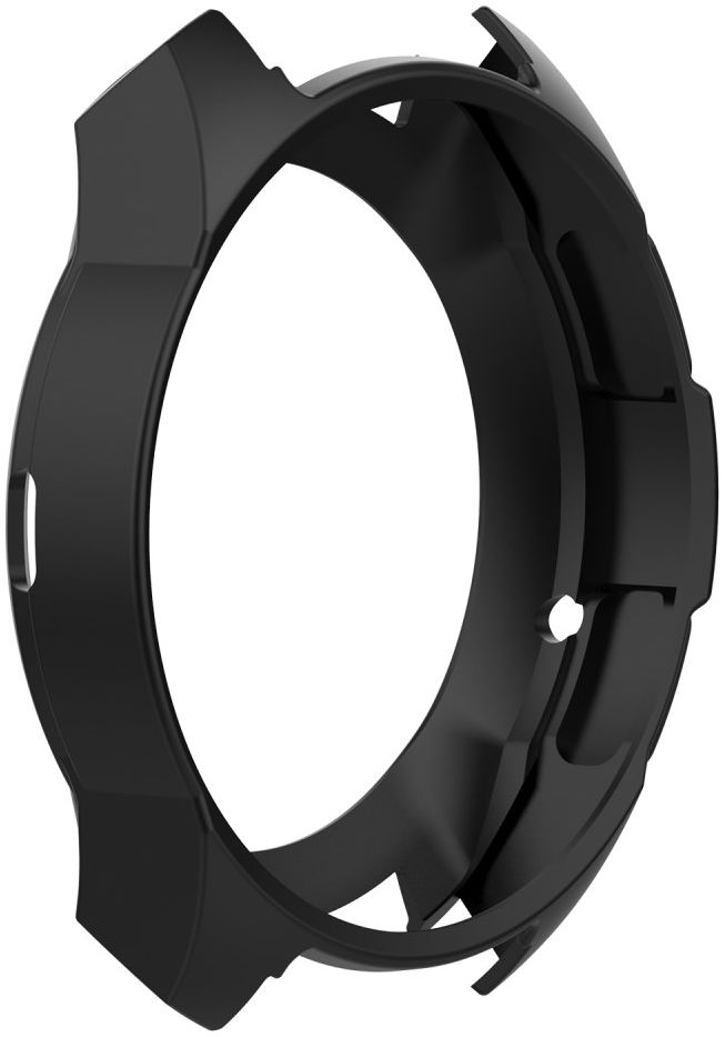 Samsung Galaxy Watch 42MM Hoesje Flexibel Siliconen Bumper Zwart afbeelding 5