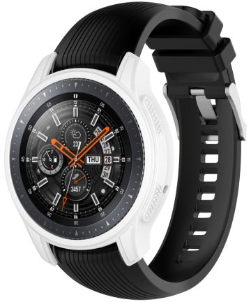 Samsung Galaxy Watch 46MM / Gear S3 Hoesje Flexibel Siliconen Wit Cases