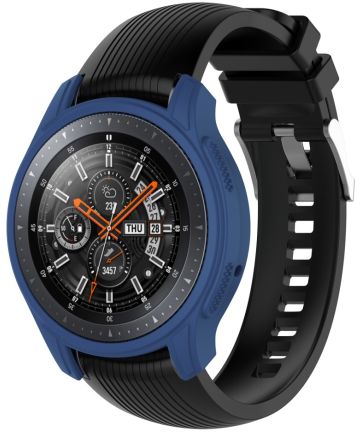 Samsung Galaxy Watch 46MM / Gear S3 Hoesje Flexibel Siliconen Blauw Cases