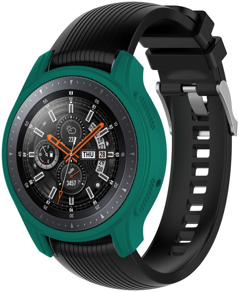 Samsung Galaxy Watch 46MM / Gear S3 Hoesje Flexibel Siliconen Groen afbeelding 1