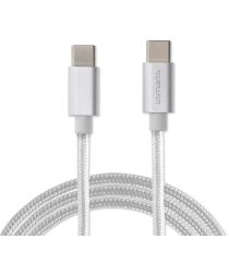 4smarts RAPIDCord USB-C naar USB-C Datakabel 1 Meter Wit