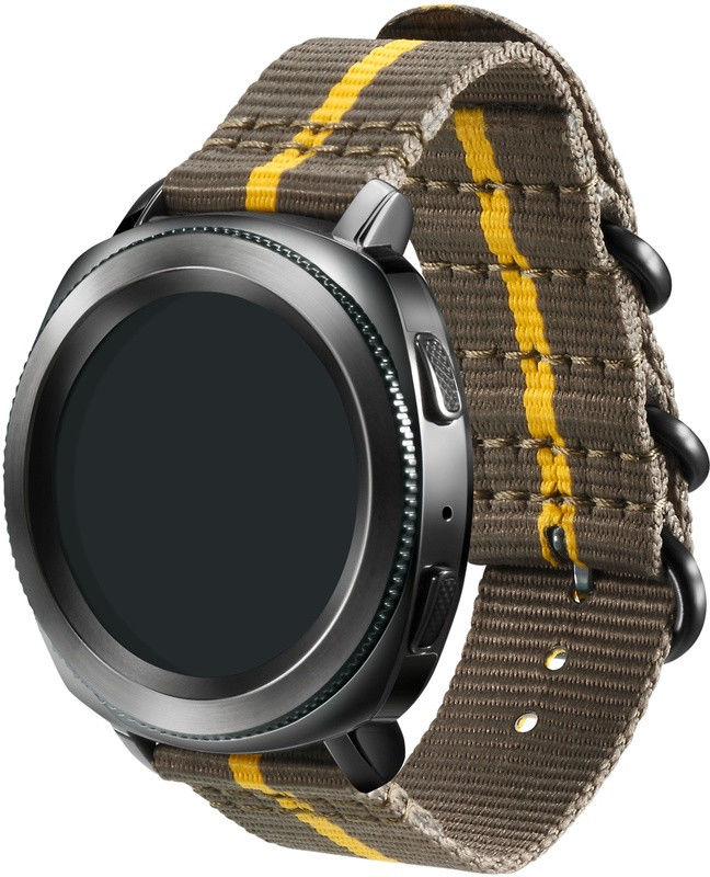Origineel Samsung Premium Nato Universeel Watch 20MM Bandje Groen afbeelding 6