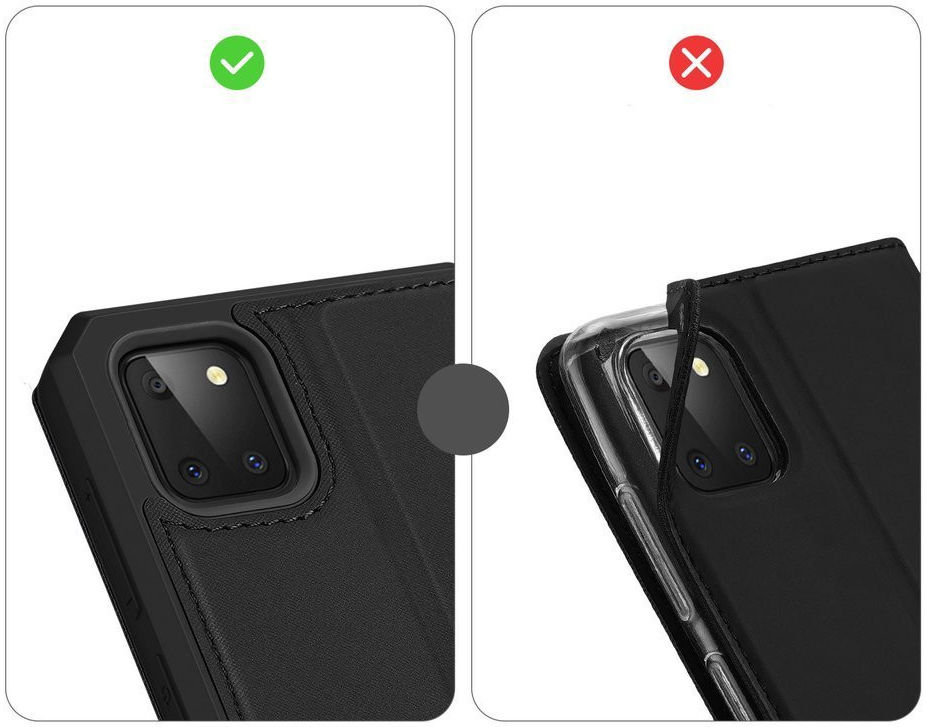 Dux Ducis Skin X Series Samsung Galaxy Note 10 Lite Hoesje Zwart afbeelding 9