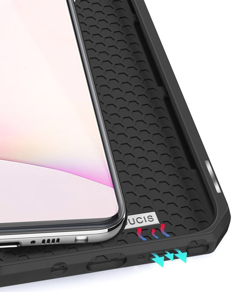 Dux Ducis Skin X Series Samsung Galaxy Note 10 Lite Hoesje Zwart afbeelding 7