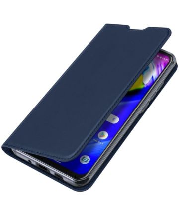 Dux Ducis Skin Pro Series Motorola Moto G8 Power Flip Hoesje Blauw Hoesjes