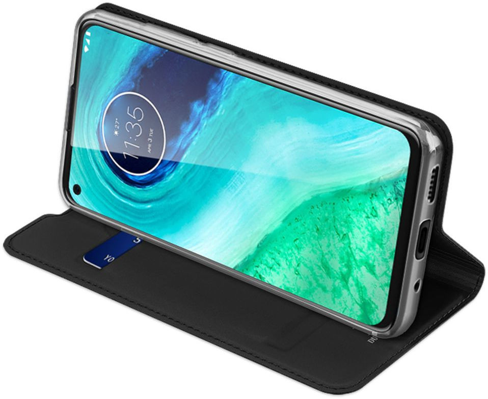 Dux Ducis Skin Pro Series Motorola Moto G8 Power Flip Hoesje Zwart afbeelding 6