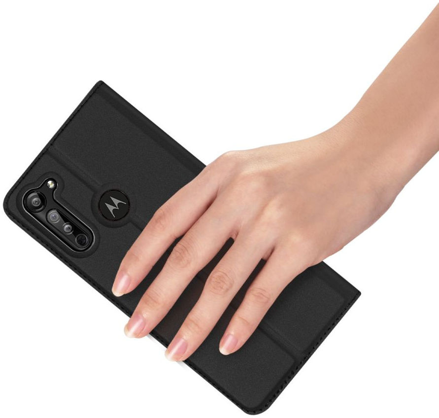Dux Ducis Skin Pro Series Motorola Moto G8 Power Flip Hoesje Zwart afbeelding 7