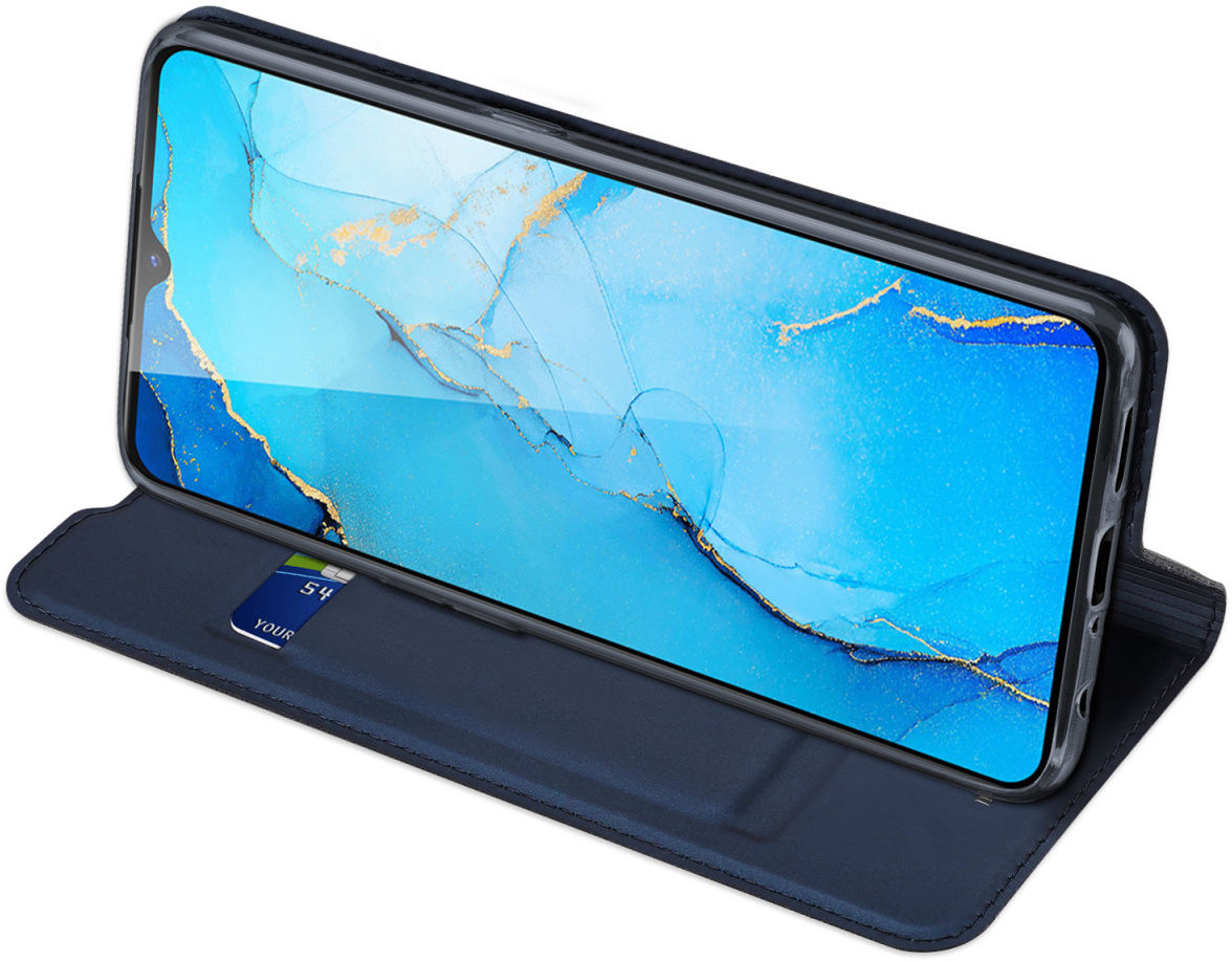 Dux Ducis Skin Pro Series Oppo Find X2 Lite Flip Hoesje Blauw afbeelding 5