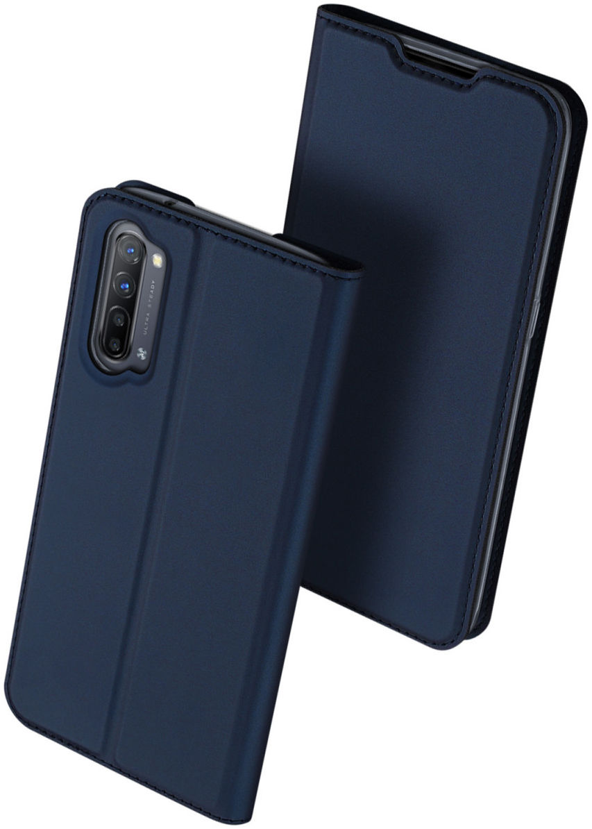 Dux Ducis Skin Pro Series Oppo Find X2 Lite Flip Hoesje Blauw afbeelding 6