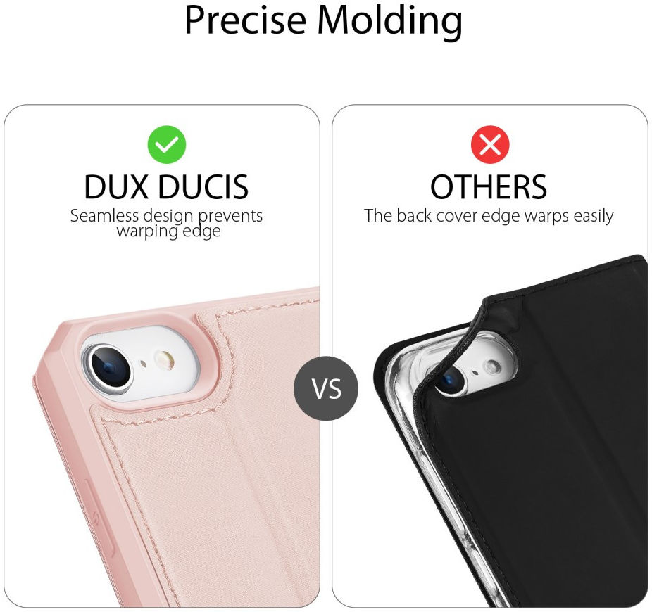Dux Ducis Skin X Series Apple iPhone SE (2020/2022) Hoesje Roze afbeelding 8