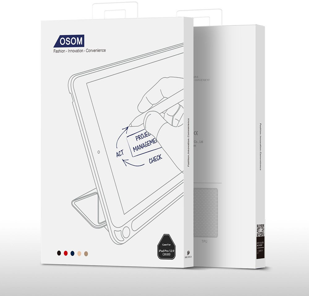 Dux Ducis Osom Apple iPad Pro 12.9 2018 / 2020 Hoesje Tri-fold Zwart afbeelding 10