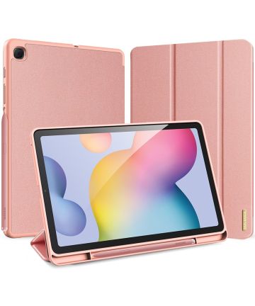 Dux Ducis Osom Series Galaxy Tab S6 Lite Hoesje Tri-fold Roze Goud Hoesjes