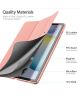 Dux Ducis Osom Series Galaxy Tab S6 Lite Hoesje Tri-fold Roze Goud