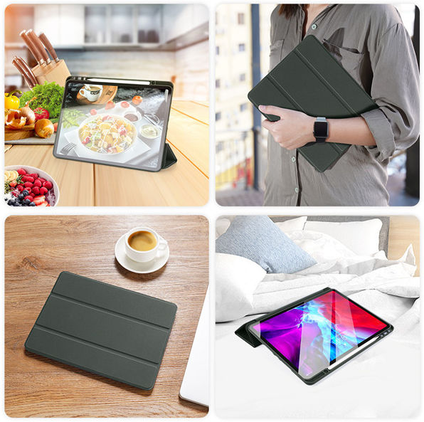 Dux Ducis Osom Apple iPad Pro 12.9 2018 / 2020 Hoesje Tri-fold Groen afbeelding 2