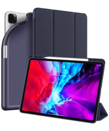 Dux Ducis Osom Apple iPad Pro 12.9 2018 / 2020 Hoesje Tri-fold Blauw Hoesjes