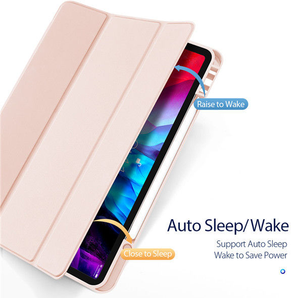 Dux Ducis Osom Apple iPad Pro 12.9 2018 / 2020 Hoesje Tri-fold Blauw afbeelding 5