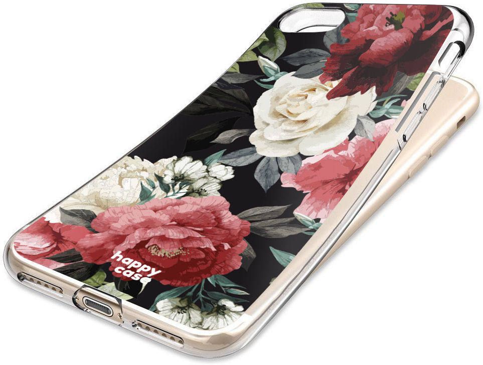 HappyCase Apple iPhone 8 Flexibel TPU Hoesje Rozen Print afbeelding 7