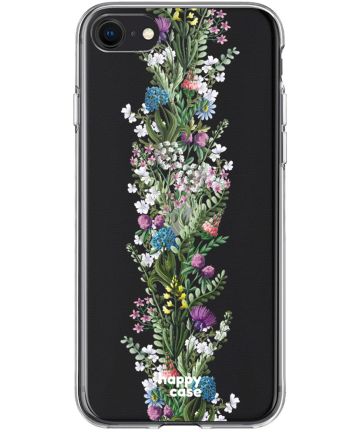 HappyCase Apple iPhone 8 Flexibel TPU Hoesje Floral Print Hoesjes