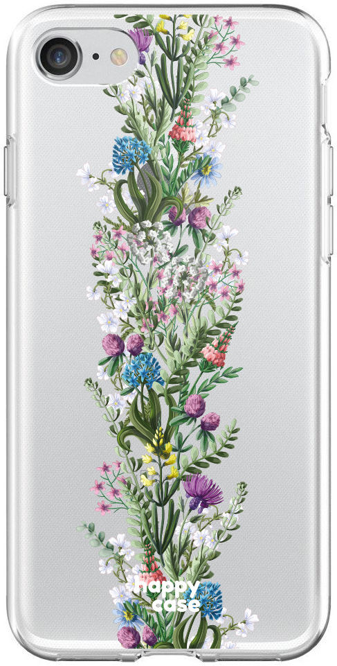 HappyCase Apple iPhone 8 Flexibel TPU Hoesje Floral Print afbeelding 3