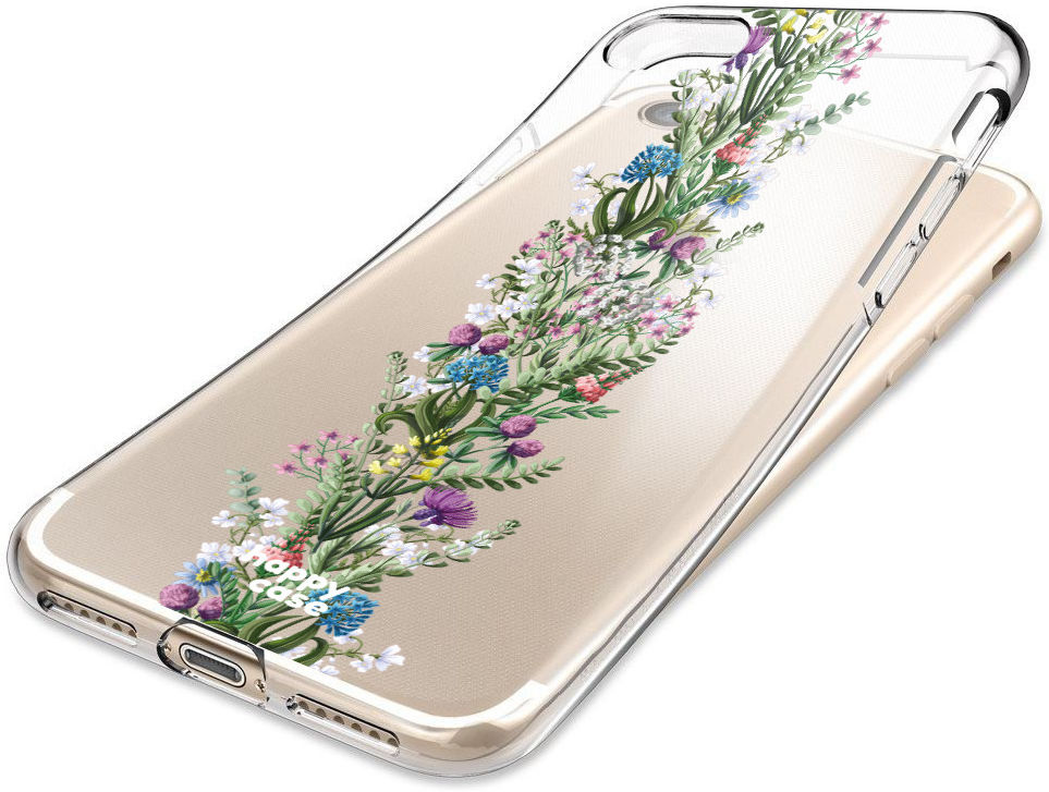 HappyCase Apple iPhone 8 Flexibel TPU Hoesje Floral Print afbeelding 6