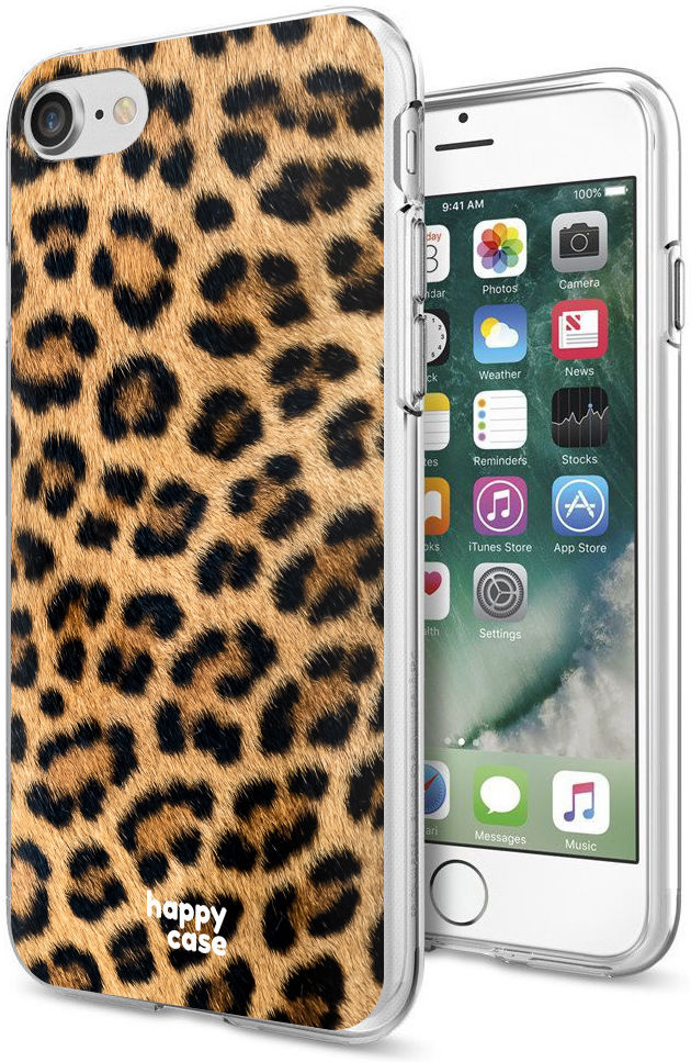HappyCase Apple iPhone 8 Flexibel TPU Hoesje Wilde Panter Print afbeelding 7