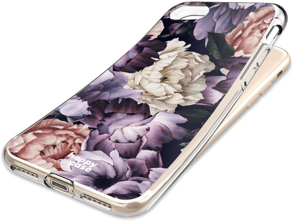 HappyCase Apple iPhone 8 Flexibel TPU Hoesje Flower Print afbeelding 8