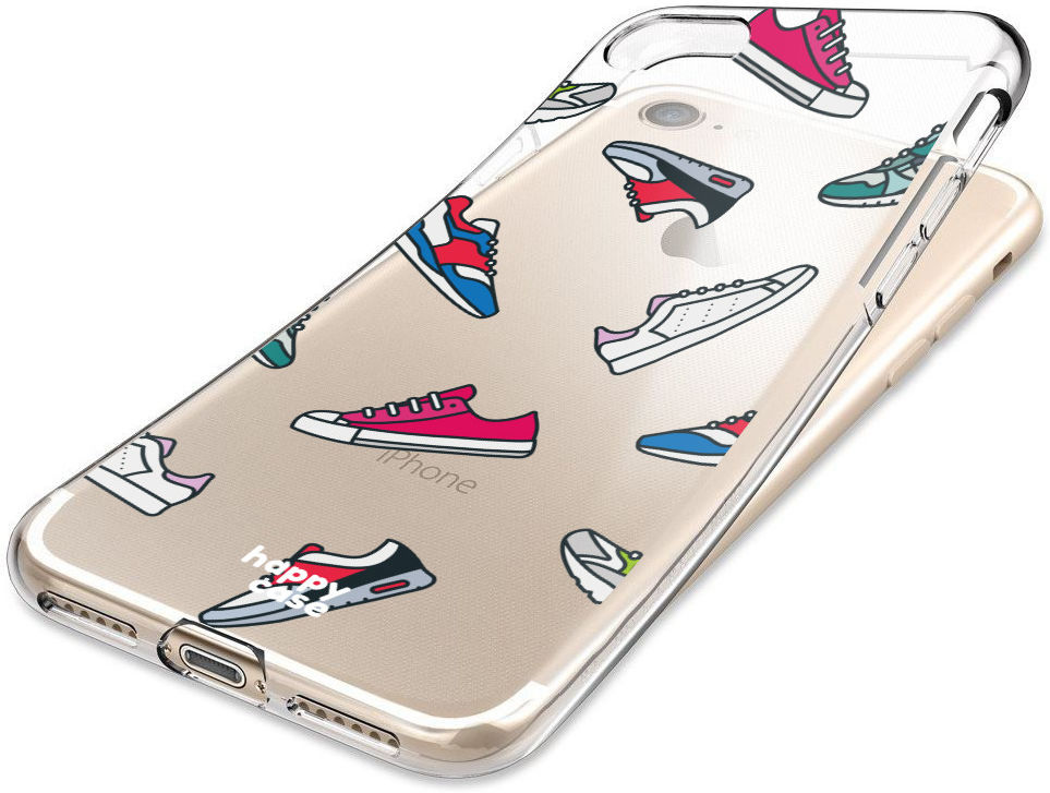 HappyCase Apple iPhone 8 Flexibel TPU Hoesje Sneaker Print afbeelding 5