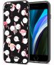 HappyCase Apple iPhone 8 Flexibel TPU Hoesje Flamingo Print