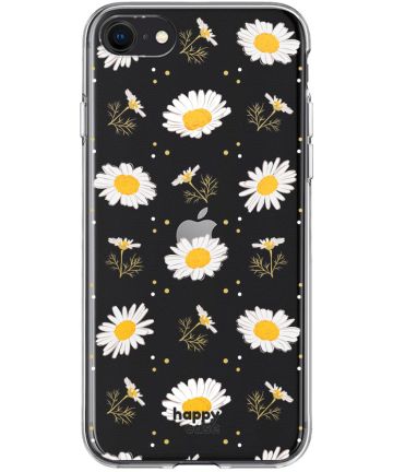HappyCase Apple iPhone 8 Flexibel TPU Hoesje Bloemen Print Hoesjes