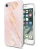HappyCase Apple iPhone 8 Flexibel TPU Hoesje Pink Marmer Print