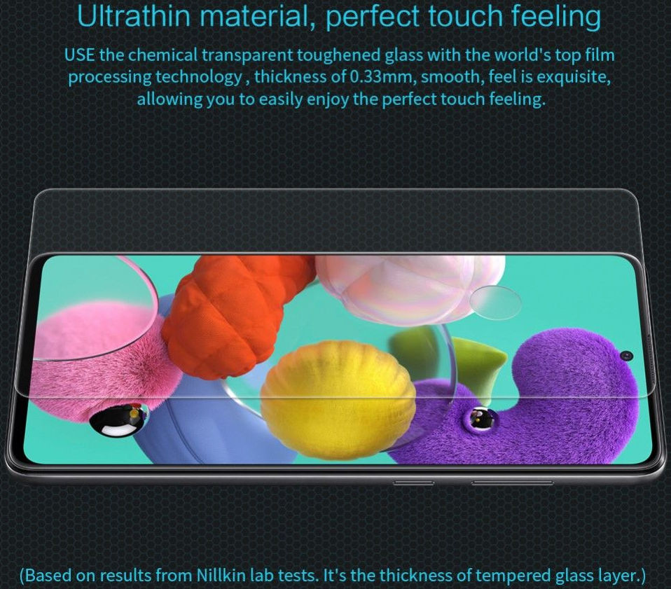 Nillkin Samsung Galaxy A51 Tempered Glass Screen Protector afbeelding 10