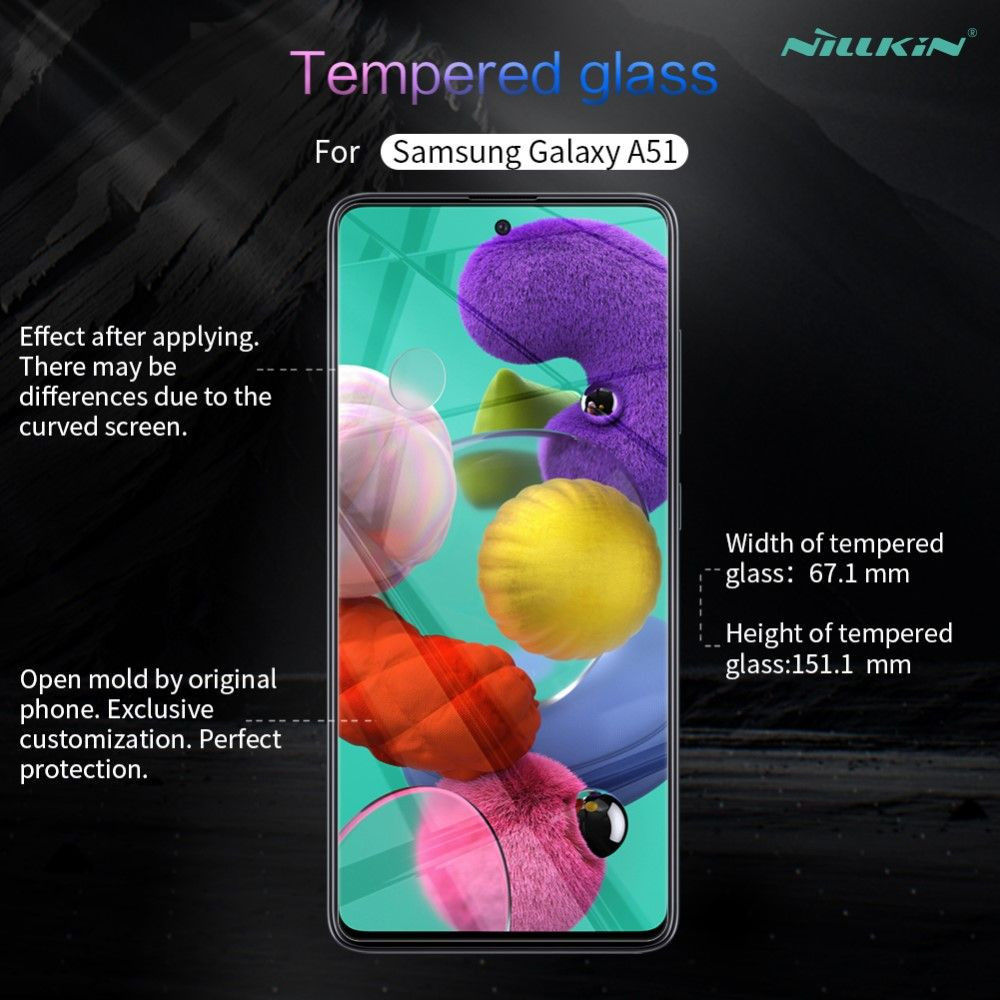 Nillkin Samsung Galaxy A51 Tempered Glass Screen Protector afbeelding 18