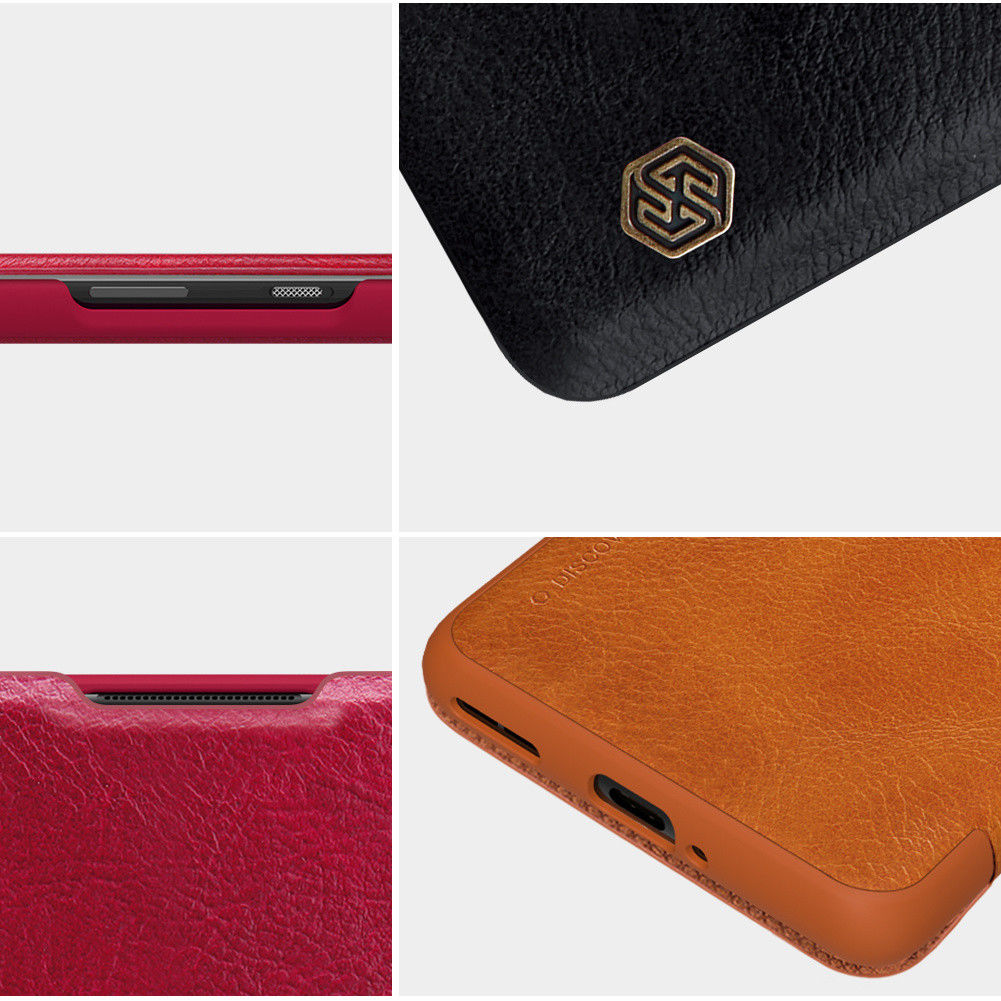 Nillkin Qin Book OnePlus 8 Hoesje Rood afbeelding 8