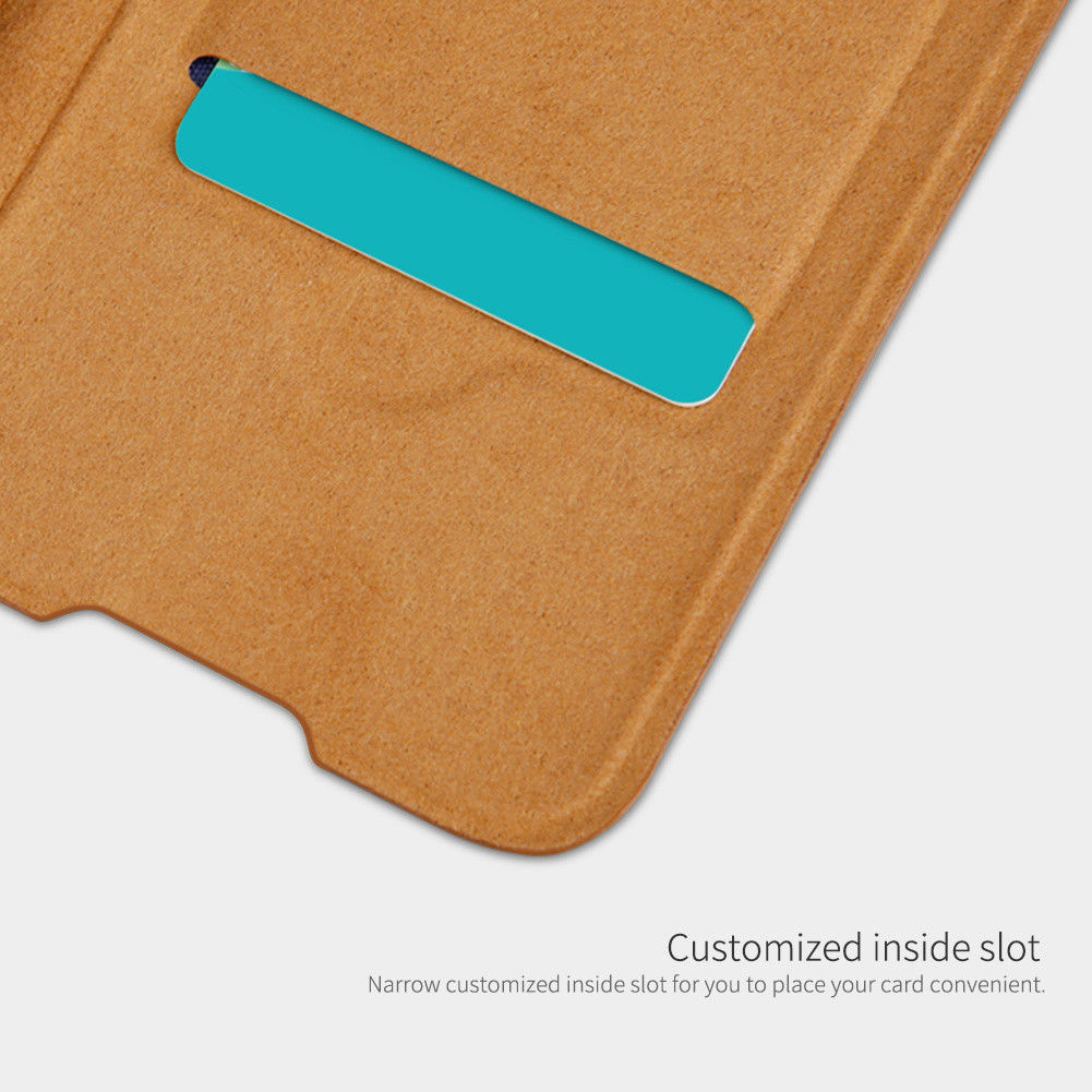 Nillkin Qin Book OnePlus 8 Hoesje Rood afbeelding 9