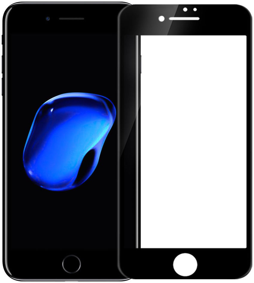 Nillkin 3D iPhone 7 / 8 / SE 2020/2022 Glass Screen Protector Zwart afbeelding 1