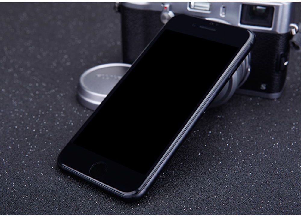 Nillkin 3D iPhone 7 / 8 / SE 2020/2022 Glass Screen Protector Zwart afbeelding 15