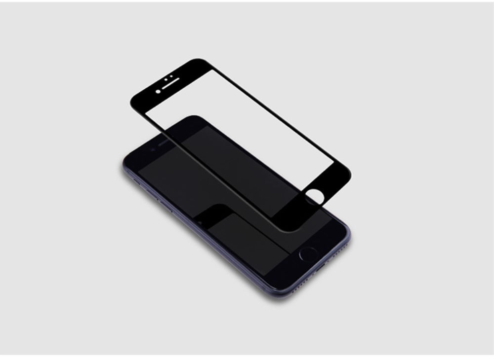 Nillkin 3D iPhone 7 / 8 / SE 2020/2022 Glass Screen Protector Zwart afbeelding 8