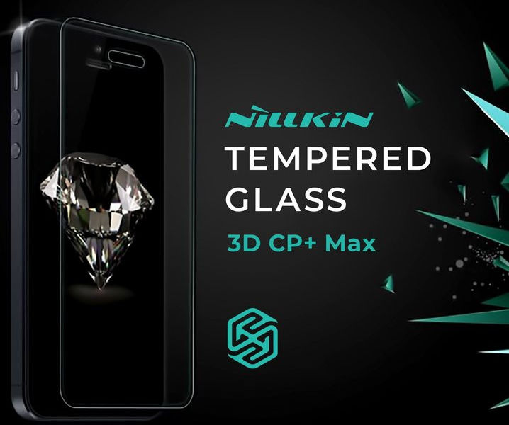 Nillkin 3D iPhone 7 / 8 / SE 2020/2022 Glass Screen Protector Wit afbeelding 4
