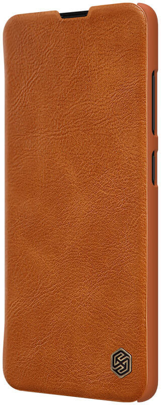 Nillkin Qin Book Samsung Galaxy A71 Hoesje Bruin afbeelding 3