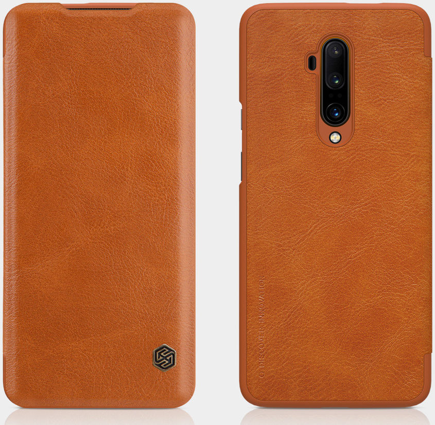 Nillkin Qin Book OnePlus 7T Pro Hoesje Bruin afbeelding 8