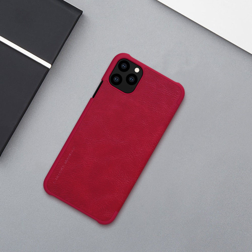 Nillkin Qin Book Apple iPhone 11 Pro Hoesje Rood afbeelding 5