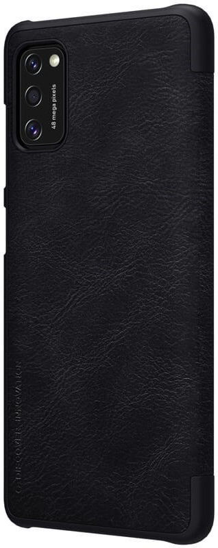 Nillkin Samsung Galaxy A41 Qin Leather Case Zwart afbeelding 3