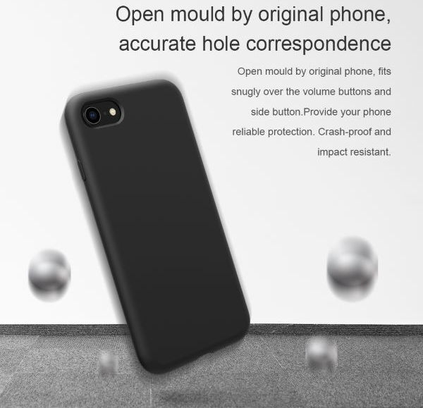 Nillkin Apple iPhone 7 / 8 / SE 2020 Flex Pure Case Zwart afbeelding 9