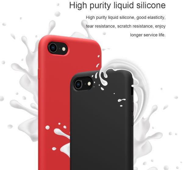 Nillkin Apple iPhone 7 / 8 / SE 2020 Flex Pure Case Zwart afbeelding 6